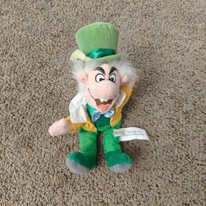NWT Disney Store Plush Toy Mad Hatter Unisex Small Multicolor Alice‎ Wonderland